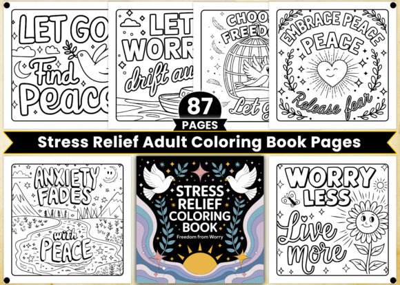 Download Stress Relief Adult Coloring Book Pages - Coloring book page Collection