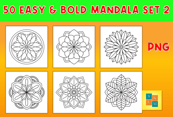 Download Bold &amp; Easy Mandala Coloring Pages - Mandala coloring pages Collection